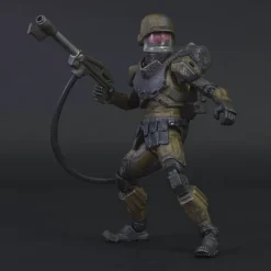 Acid Rain Reaction Figures W1 - Cortex Commander Flame Trooper Marine
