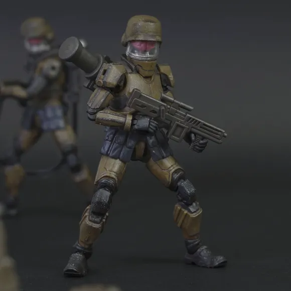 Acid Rain Reaction Figures W1 - Cortex Commander Infantry Marine