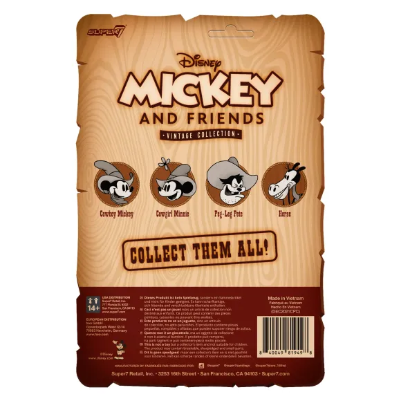 Disney Reaction Figures Wave 3 - Vintage Collection - Cowboy Mickey