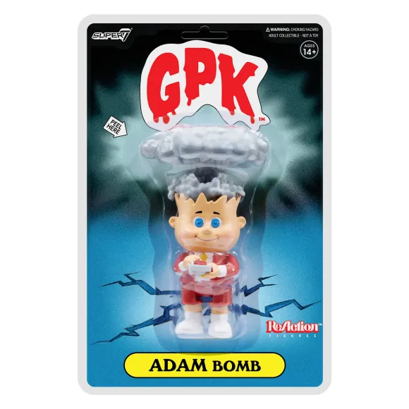 Garbage Pail Kids Reaction Figure - Adam Bomb (Red)