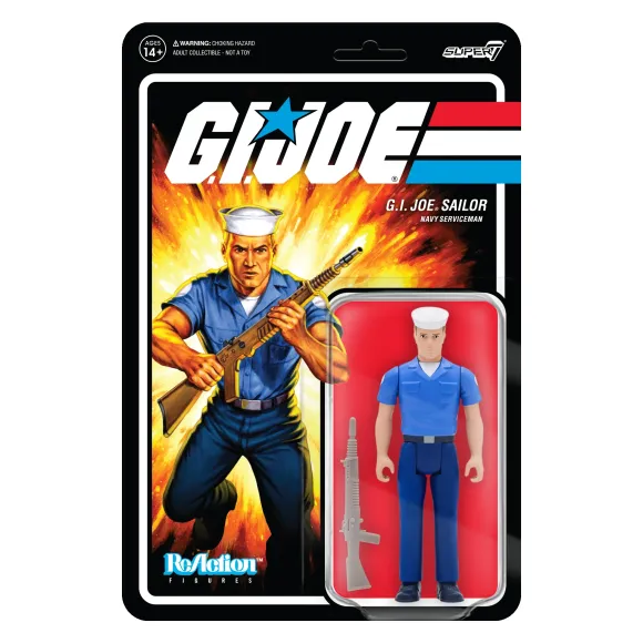 G.I. Joe Reaction Figures Wave 2 - Blueshirt Clean-Shaven (Pink)