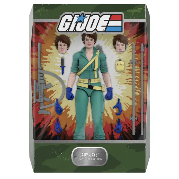 G.I. Joe Ultimates! Wave 06 (Dic) - Lady Jaye (Teal)