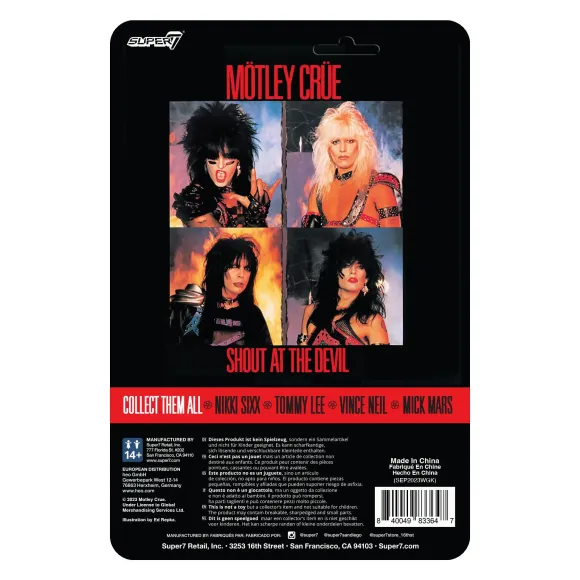 Motley Crue Reaction Figures Wave 01 - Nikki Sixx (Shout At The Devil)