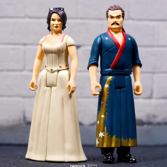 Parks And Recreation Reaction Figures Wave 2 - Ron And Tammy 2 Wedding Night (2-Pack)