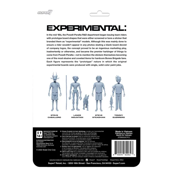 Powell-Peralta Reaction Figure Wave 1A -Steve Steadham (Unpainted)