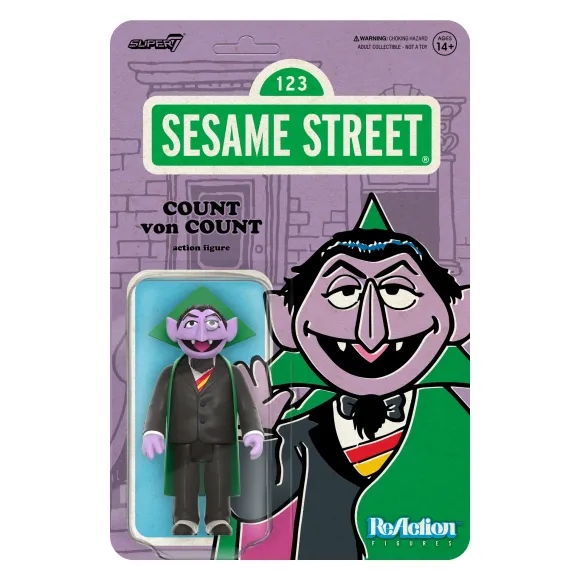 Sesame Street Reaction Figures Wave 01 - Count Von Count