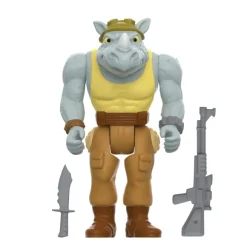 Teenage Mutant Ninja Turtles Reaction Figures Wave 8 - Undercover Raphael, Shredder, Rocksteady & Foot Soldier (Cartoon)