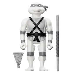 Teenage Mutant Ninja Turtles Reaction Figure Wave 9 - Donatello, Leonardo, Michelangelo & Raphael (Comic Greyscale)