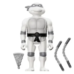 Teenage Mutant Ninja Turtles Reaction Figure Wave 9 - Donatello, Leonardo, Michelangelo & Raphael (Comic Greyscale)
