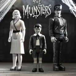 The Munsters Reaction Wave 3 - Eddie Munster, Marilyn Munster & Hot Rod Herman (Grayscale)