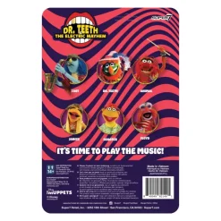 The Muppets Reaction Figures Wave 1- Electric Mayhem Band - Dr. Teeth