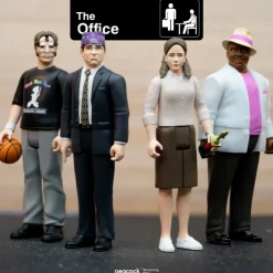 The Office Reaction Figures Wave 2 - Michael Scott (Prison Mike), Dwight Schrute (Basketball), Stanley Hudson (Florida), Pam Beesly (Dundie)