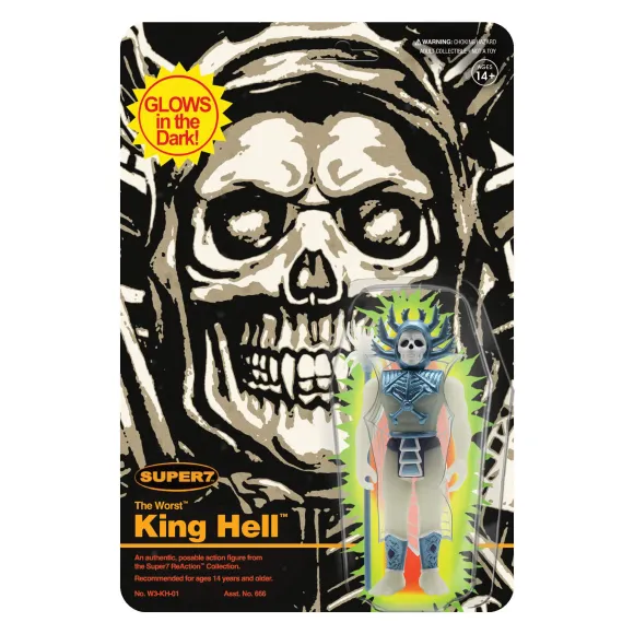 The Worst Reaction Figures Wave 3C - King Hell (Monster Glow) Sdcc 22