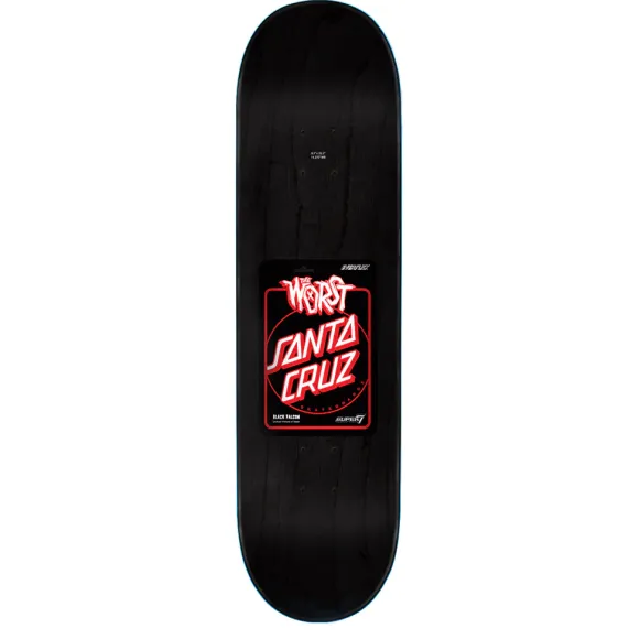 The Worst Santa Cruz Skatedeck - Black Falcon