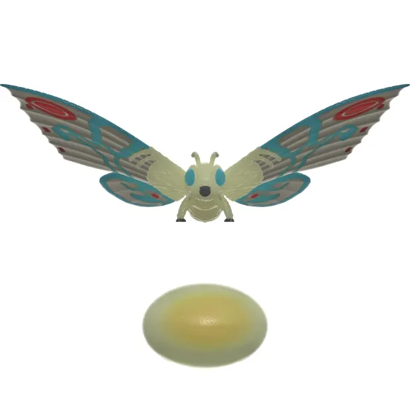 Toho Reaction Figure Wave 1 - Shogun Mothra (Glow)