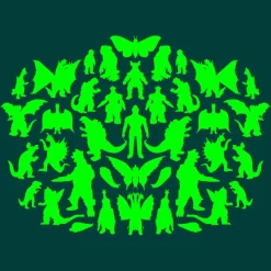 Toho T-Shirt - Kaiju Rorschach
