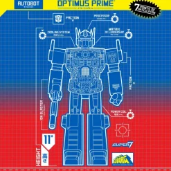 Transformers Super Cyborg - Optimus Prime (Clear Red / Blue)